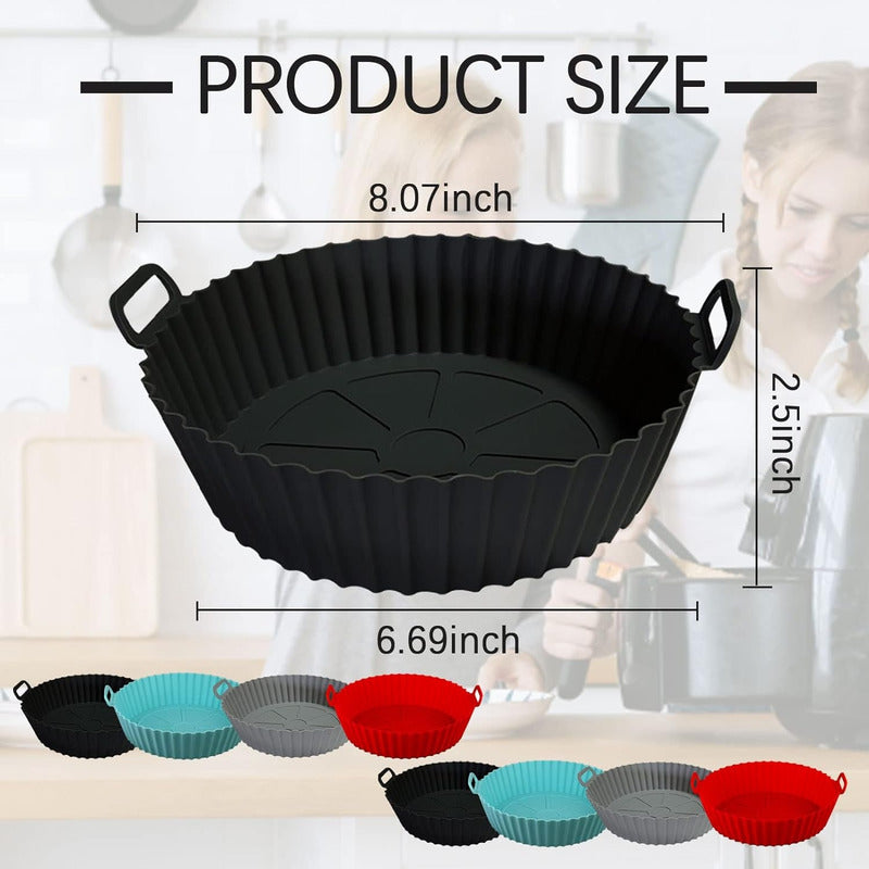 X2 Molde Silicón Antiadherente De Freidora De Aire Air Fryer