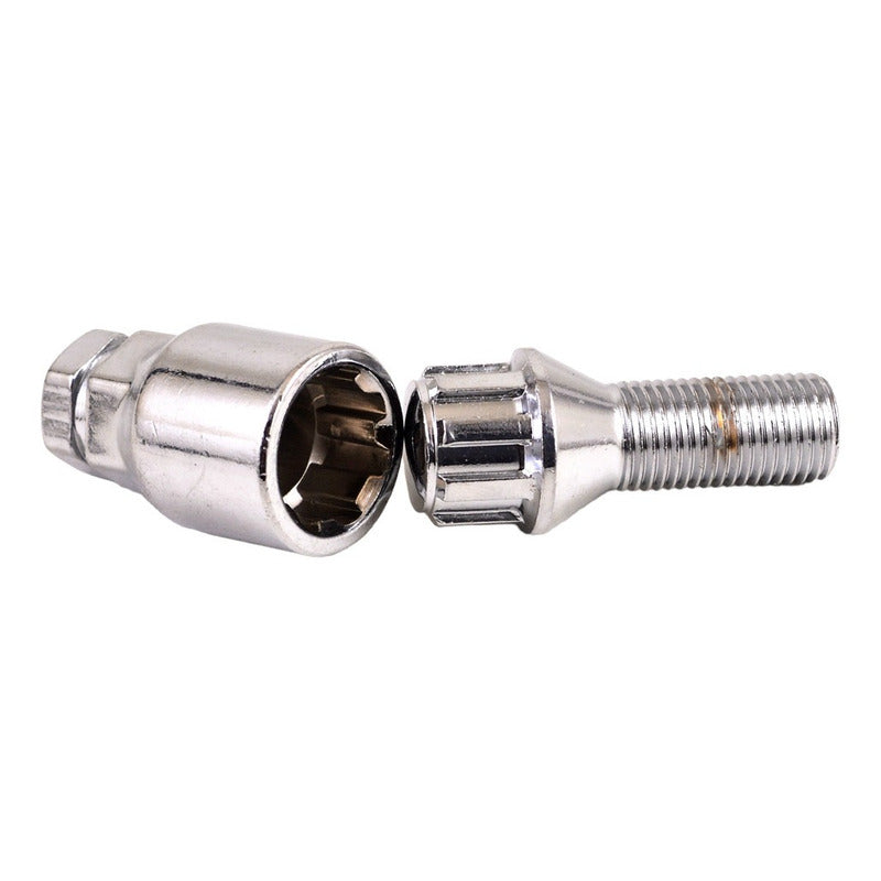 Set X4 Pernos D Seguridad Para Llantas + Llave M12x1.25 /r&c