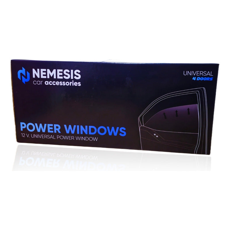 Kit Alzavidrios Eléctrico Némesis 4 Ventanas 12v Universal