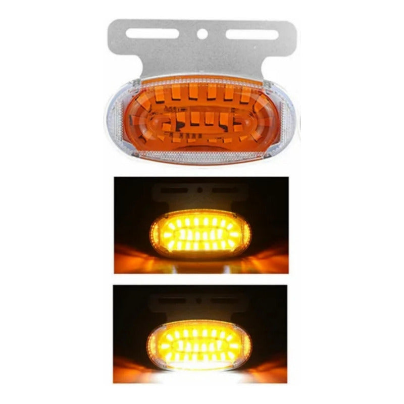 X2 Luz Led Lateral Luz De Trocha Posición Trasera 24v /ryc