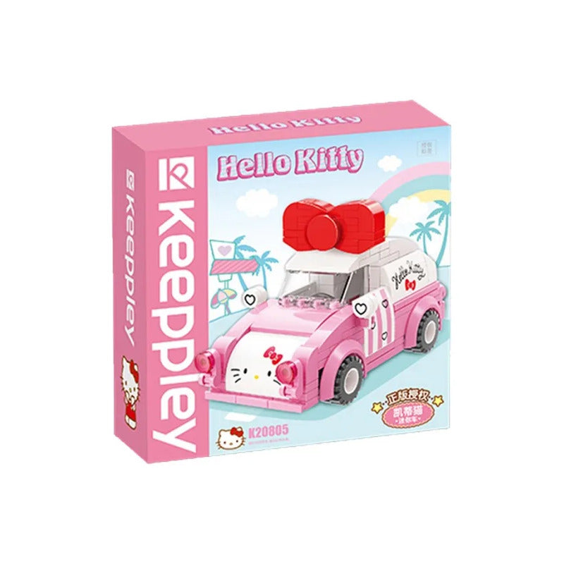 Set Bloques De Construcción Keeppley Hello Kitty Y Amigos 170 Hello Kitty Mini Car 7503
