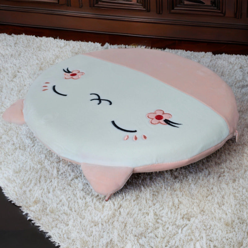Cojín Para Silla Con Memoryfoam Diseño Gato Cat Cómodo Kawai