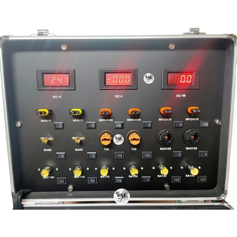Test Box Maleta De Prueba Electrica Portátil 12-24v Luz Auto