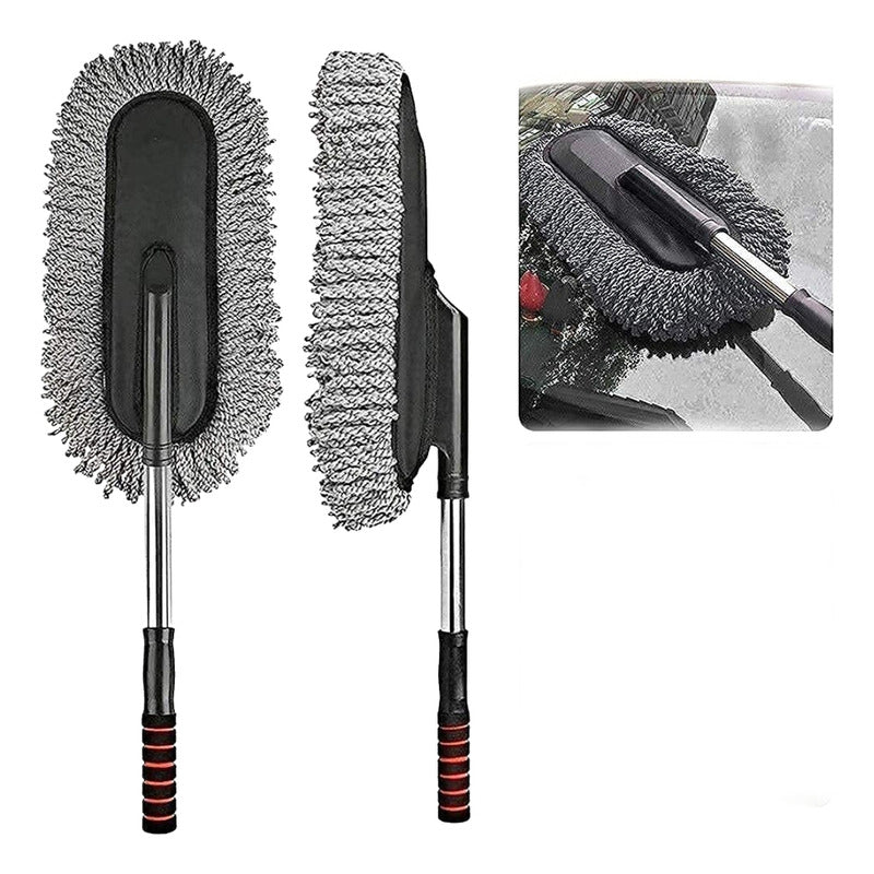 Plumero De Microfibra Para Lavado Limpieza D Auto Extendibl