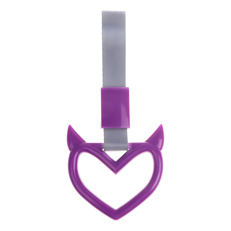 Colgante Anillo Tsurikawa Corazón Fluor Manija Correa D Mano