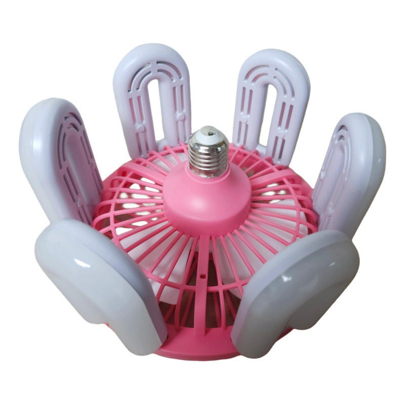 Ventilador De Techo + Ampolleta 6 Aspas E27 + Control Remoto