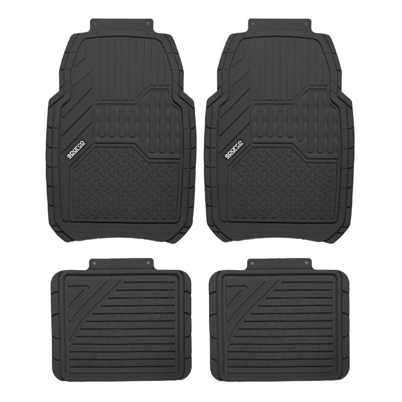 Alfombra Sparco Cubre Piso De Auto Goma 4pcs Universal /r&c