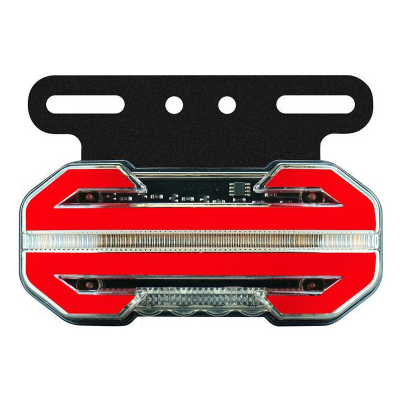 X4 Luz Led De Trocha Bicolor Cn Secuencial 12v/24v Flecha