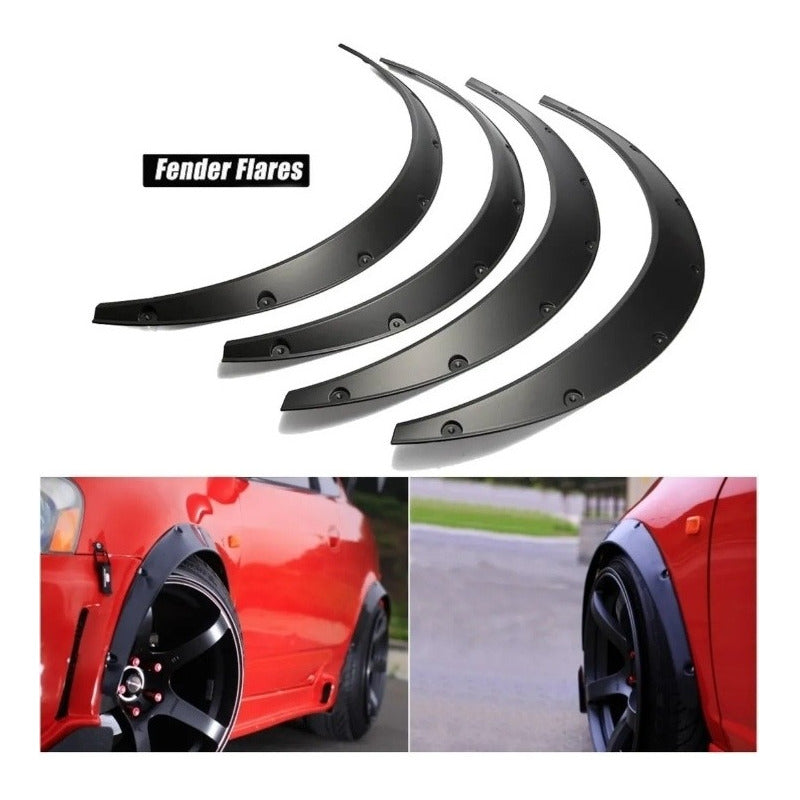 Fender Flares Tapabarro Negro Auto Universal Tuning /r&c