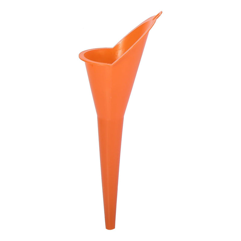 Embudo Cuello Largo Cambio De Aceite Multiuso Combustible 28 Color Naranja 2008747