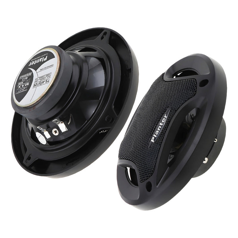 X2 Parlante 6 Pulgadas 16cm Redondo Coaxial 400w 3vias Auto