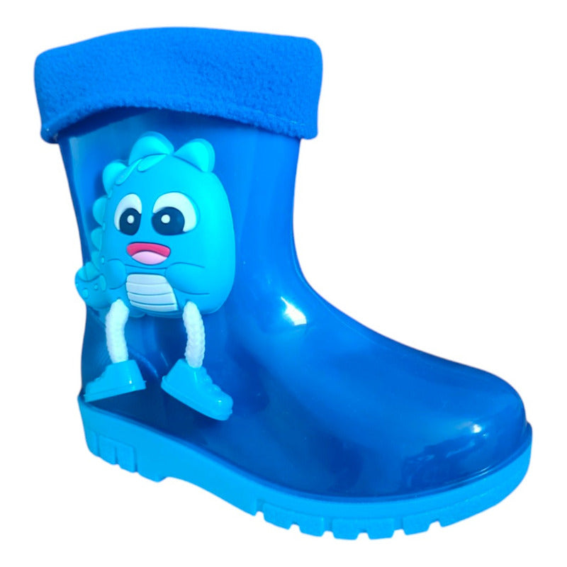 Bota De Agua Niño Niña Impermeable Lluvia Nieve 7584