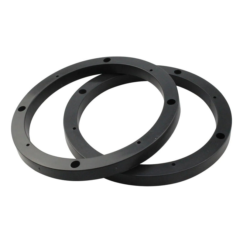 X2 Espaciador D Parlantes Adaptador 6.5 Pulgadas Auto Puerta Negro 25202