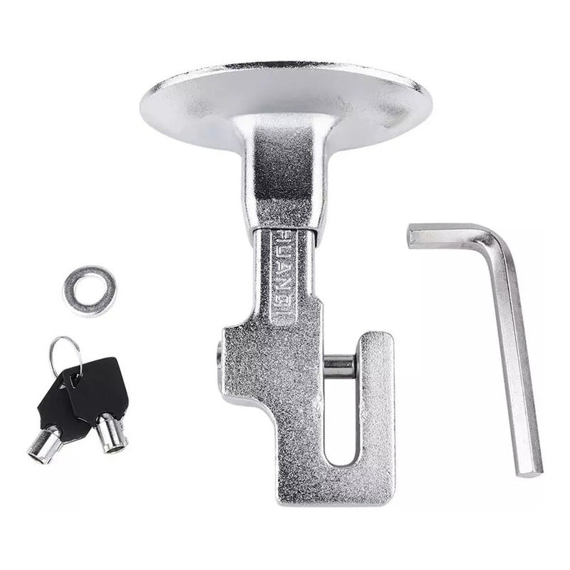 Traba Pedal Anti Robo Auto Embrague Freno Llave Seguridad
