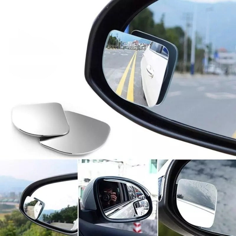 X2 Espejos Laterales Retrovisor Punto Ciego 360 Ajustable 2