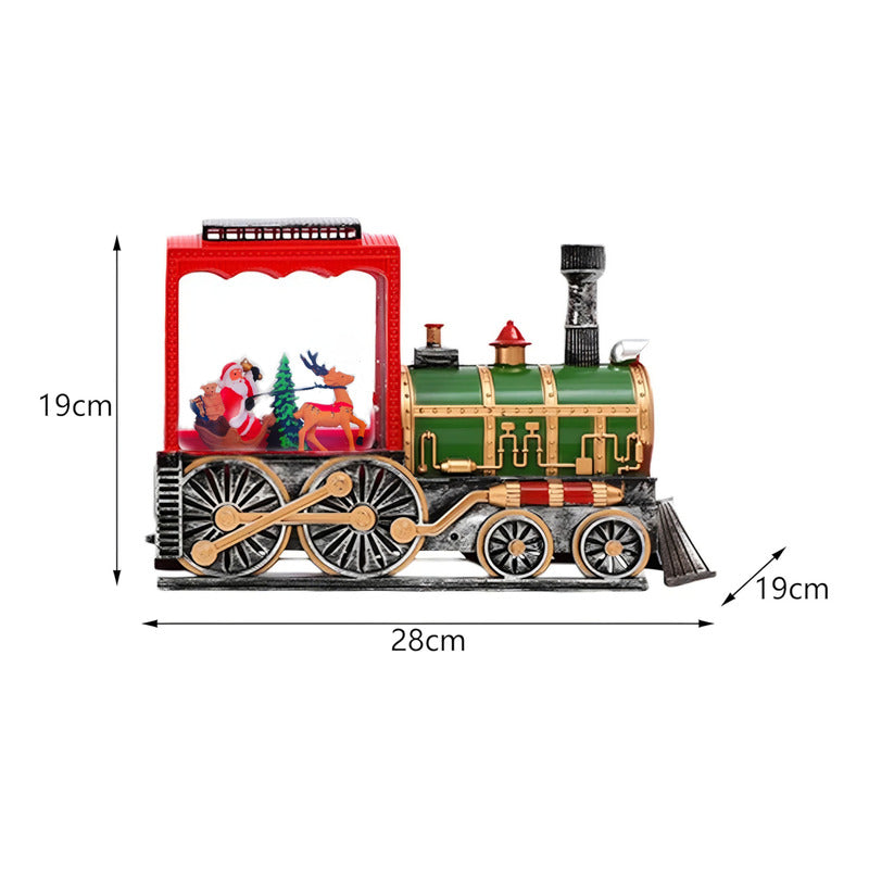 Tren Navideño Farol Cn Luz Musica Lampara Musica Vagon Navid