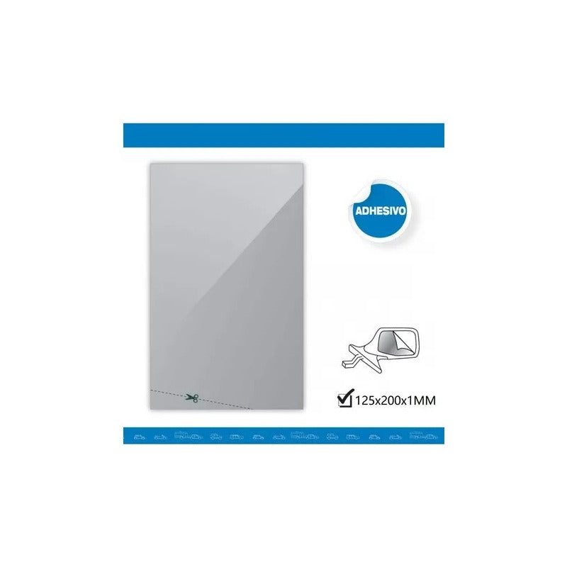 Vinilo Espejo Lamina 20x12.5cm Repara Espejo Retrovisor Auto