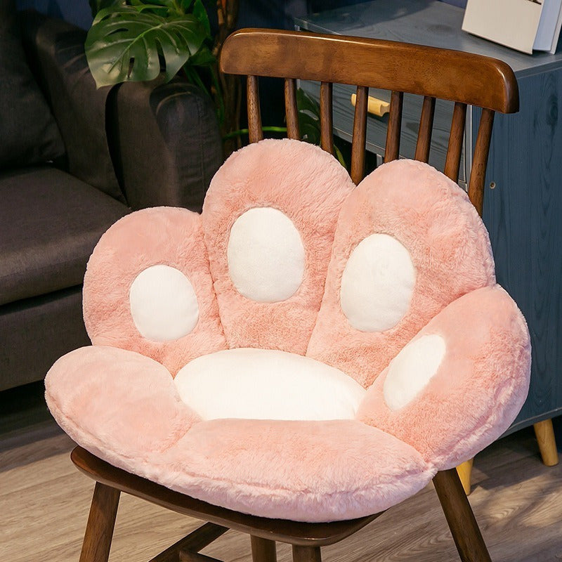 Cojín Para Silla Asiento Peluche Garrita Gato Mueble Mascota