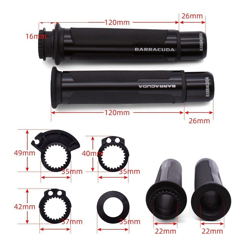 Puños Universal Motocicleta Grips Con Topes De Caída Moto R&