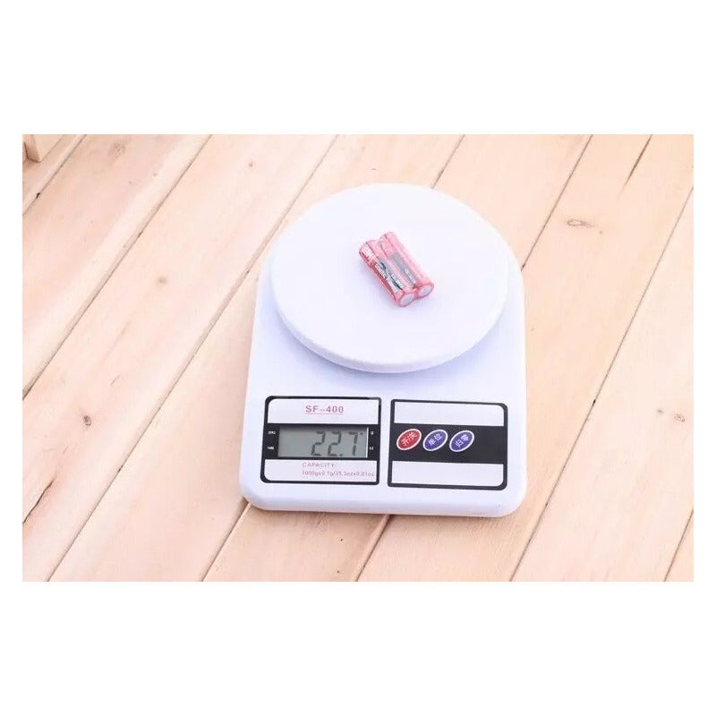 Balanza Gramera Cocina Digital Hasta 7kg Blanco