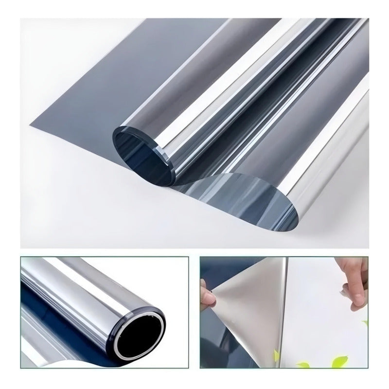 Papel Polarizado Espejo 5% Auto Casa Rollo 3mt X 75cm /ryc