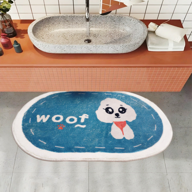 Limpiapiés Alfombra Bienvenida Baño Dormitorio Decora Kawaii