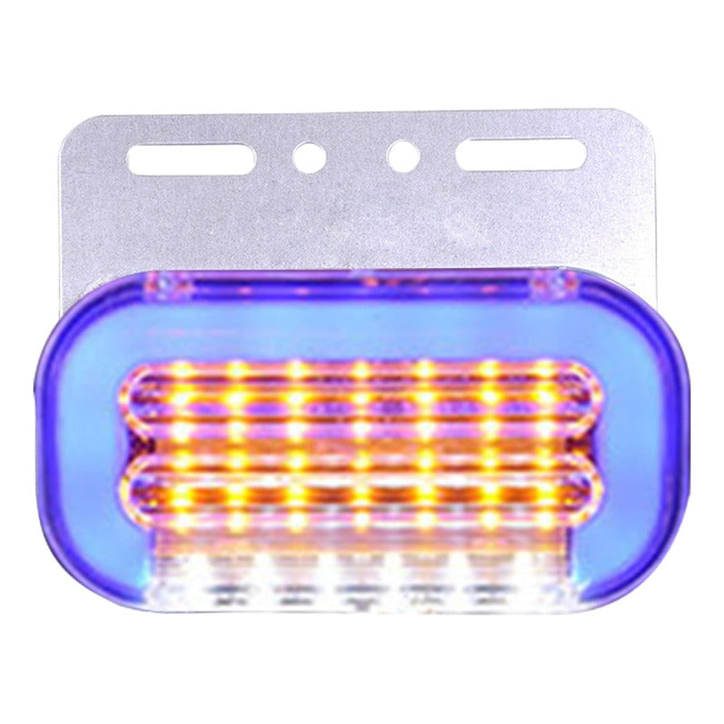 X10 Luz Led De Trocha Bicolor Luz Lateral Secuencial 24v Big