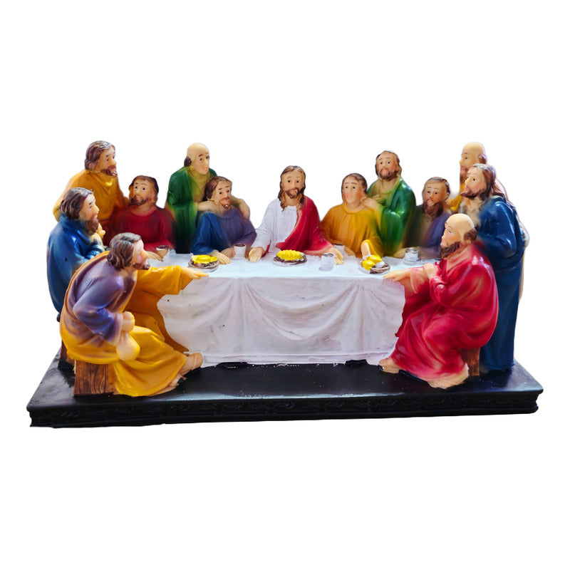 Figura Última Cena Jesús Y 12 Discípulos Cristiano Católico