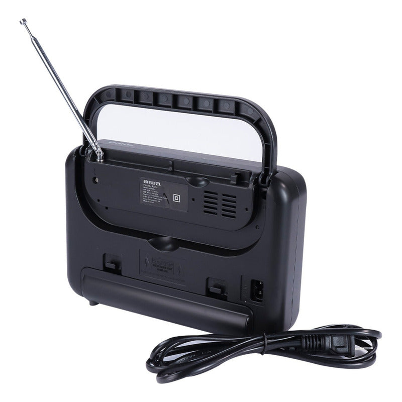 Radio Fm Aiwa Awfml4 Analógico 220v Portátil Am/fm Con Asa