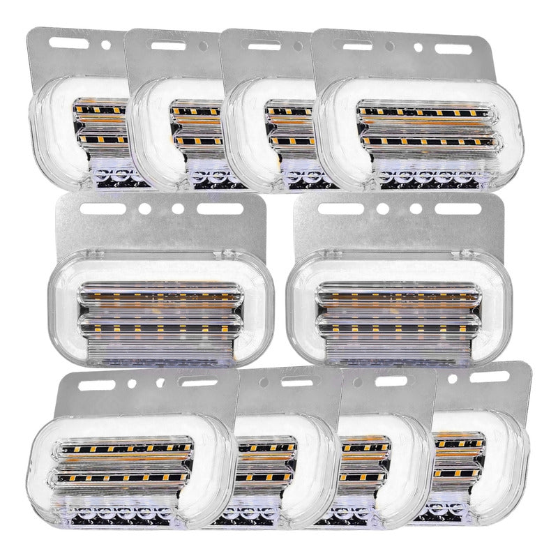 X10 Luz Led De Trocha Bicolor Cn Secuencial 12v/24v Flecha