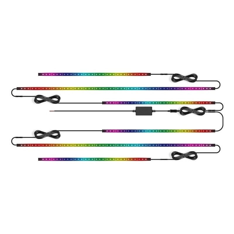 Kit Luces De Chasis Bluetooth Exterior Rgb Tuning Luz Piso