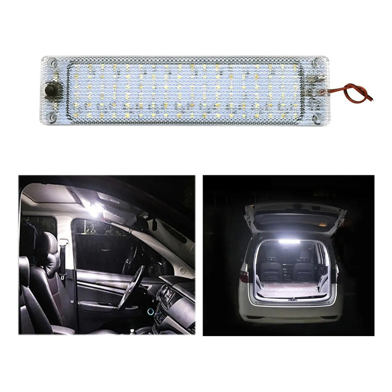 Luz De Techo Interior 108led Auto Universal 12-24v R&c