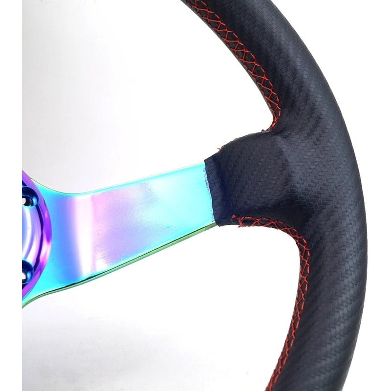 Volante Tuning Deportivo Racing Sp Auto Universal Tornasol