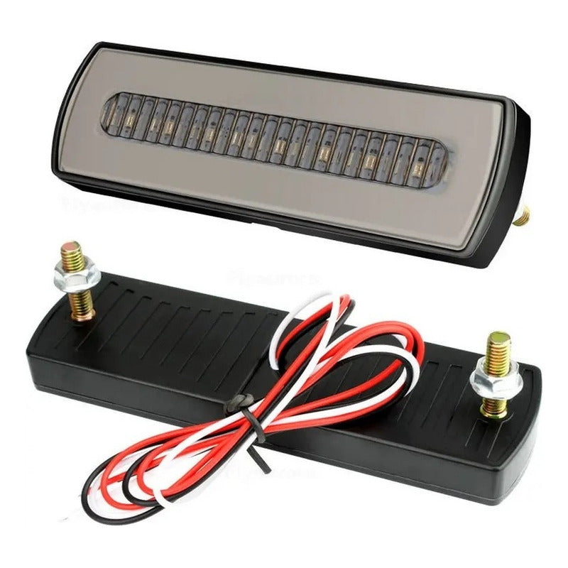 Luz Led Trasera Freno Posición Lateral Trocha Bicolor 12-24v