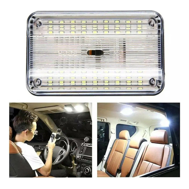 Luz De Interior Led De Techo Para Auto Universal 36led Blanc