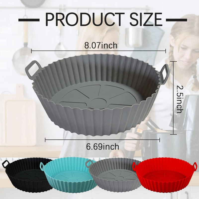 Molde Silicón Antiadherente Para Freidora De Aire Air Fryer