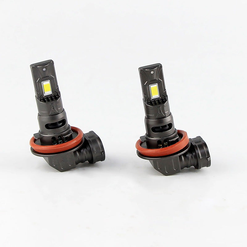 X2 Ampolleta Turbo Led 12v 800w Auto Conector H11 Sin Cables