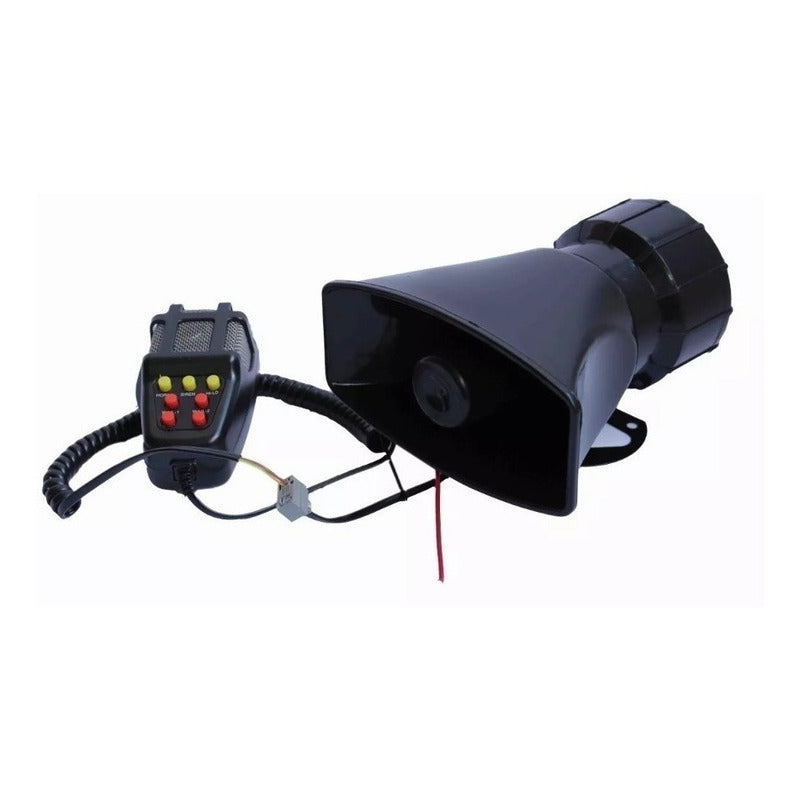 Megafono Sirena 12v 100wts 7 Tonos Carabinero R&c
