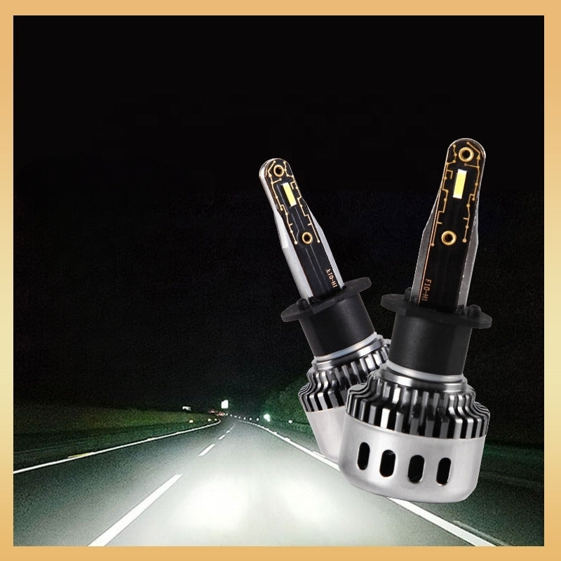 X2 Ampolleta Mini Turbo Led T10 Potente 12000lm Conector H3