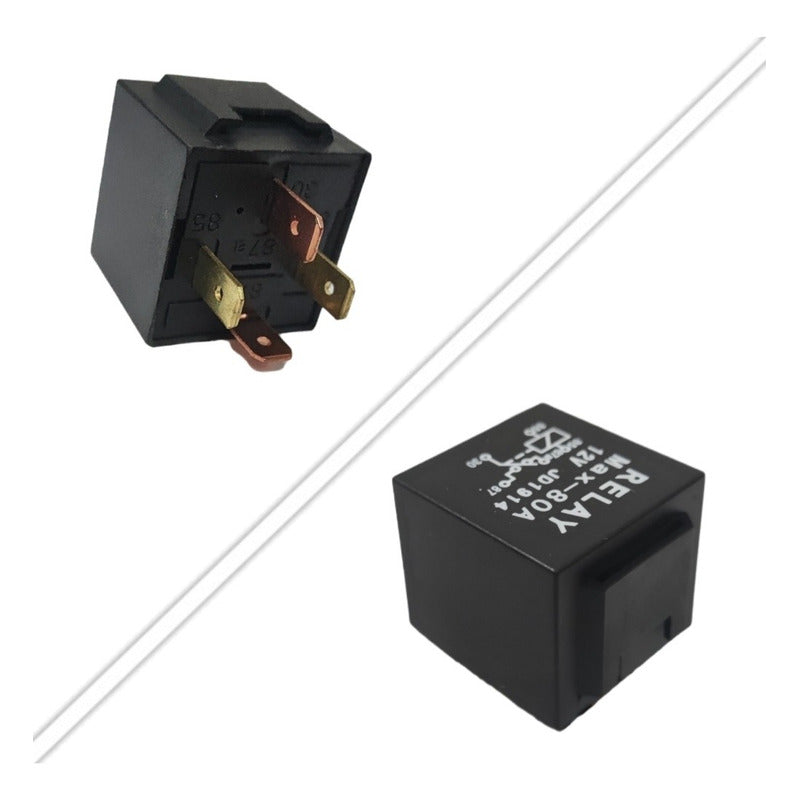 Relay 12v 80a 4 Patas Relé Auto 4 Pines /ryc
