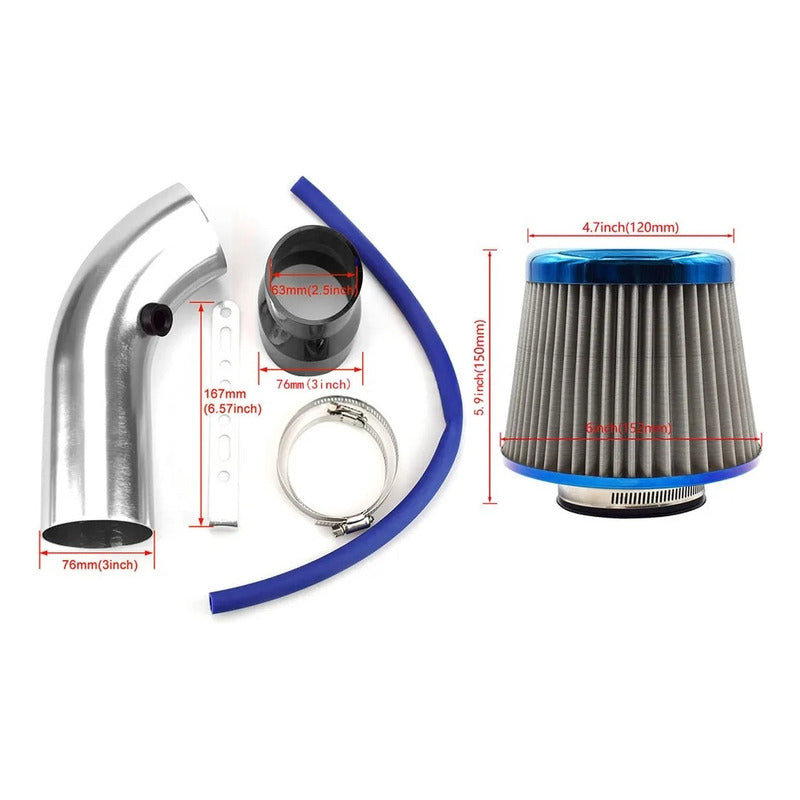 Pack Combo Kit Inducción Corta + Filtro Cónico Tornasol /r&c