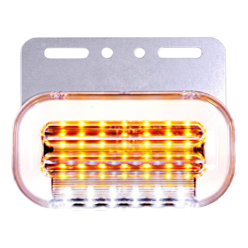 X10 Luz Led De Trocha Bicolor Luz Lateral Secuencial 24v Big