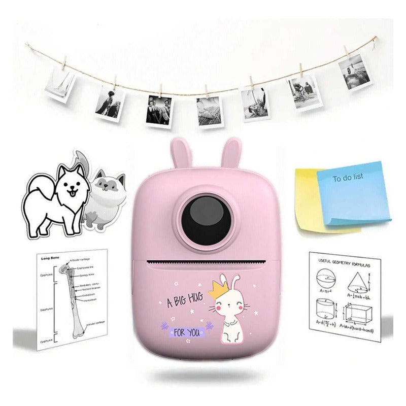 Mini Impresora Térmica Inalámbrica Portátil Bluetooth Gato