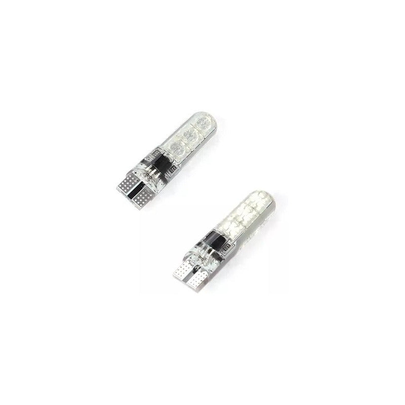 T10- Cola De Pescado Led Cob Rgb Multicolor + Control / R&c