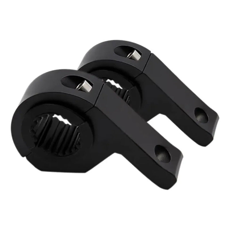 X2 Soporte De Neblinero Barra Led Abrazadera Para Auto Moto