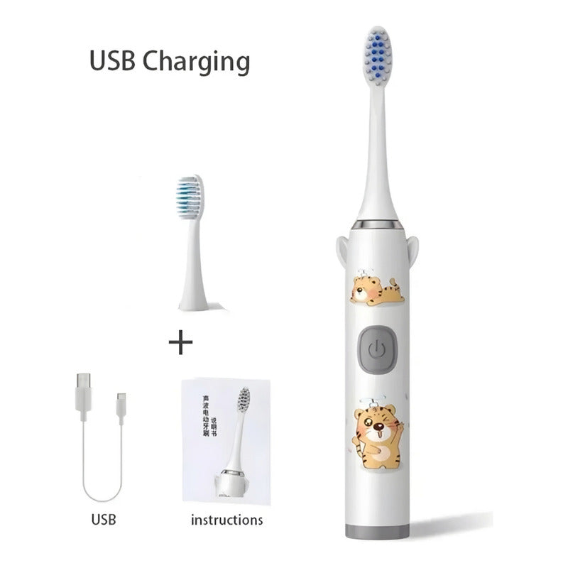 Cepillo De Dientes Para Niños Eléctrico Recargable Repuesto