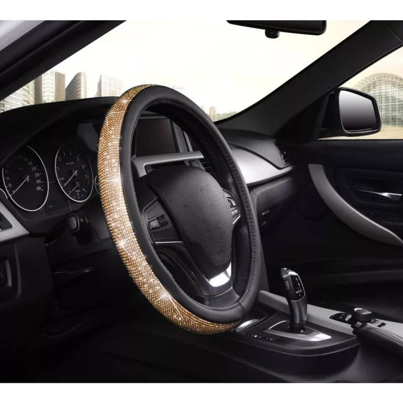 Funda Cubre Volante De Auto Antideslizante Cristal Universal
