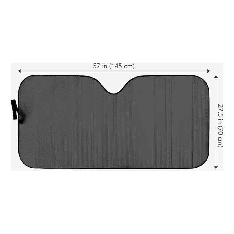 Tapa Sol Negro Xl Protector Solar Para Parabrisas 145x70cm