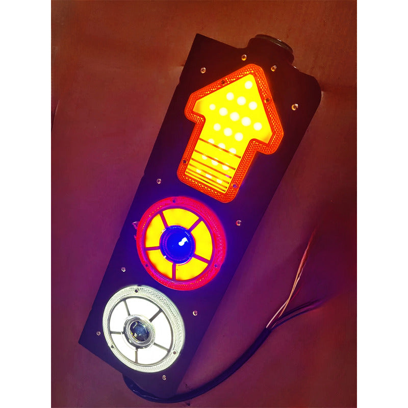 X2 Foco Led Freno Secuencial Multifunción Rgb 12-24v Camión