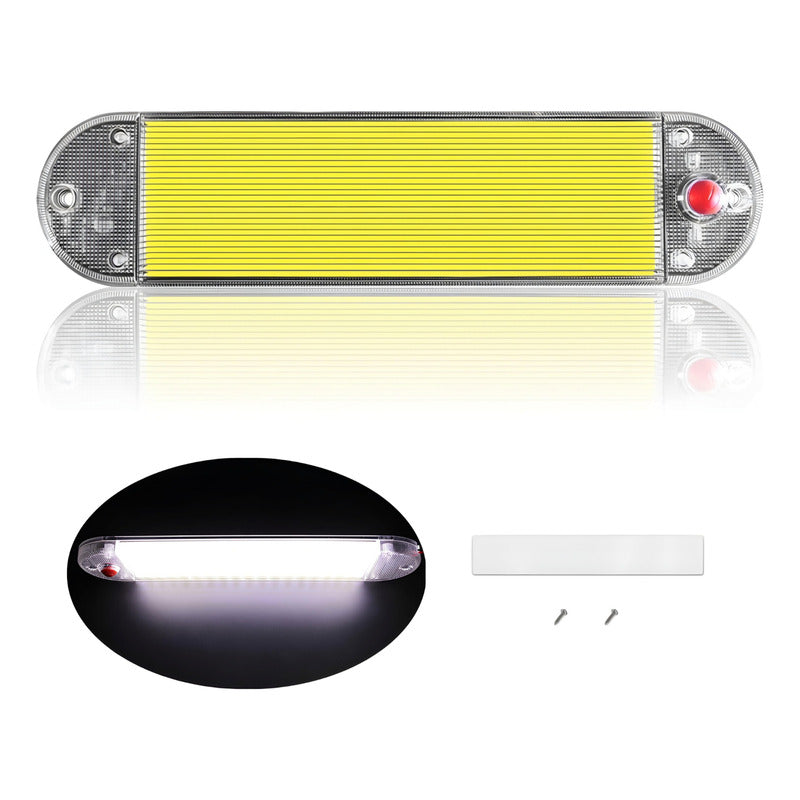 Luz De Techo Interior Led Cob Auto Universal 12-24v 142977